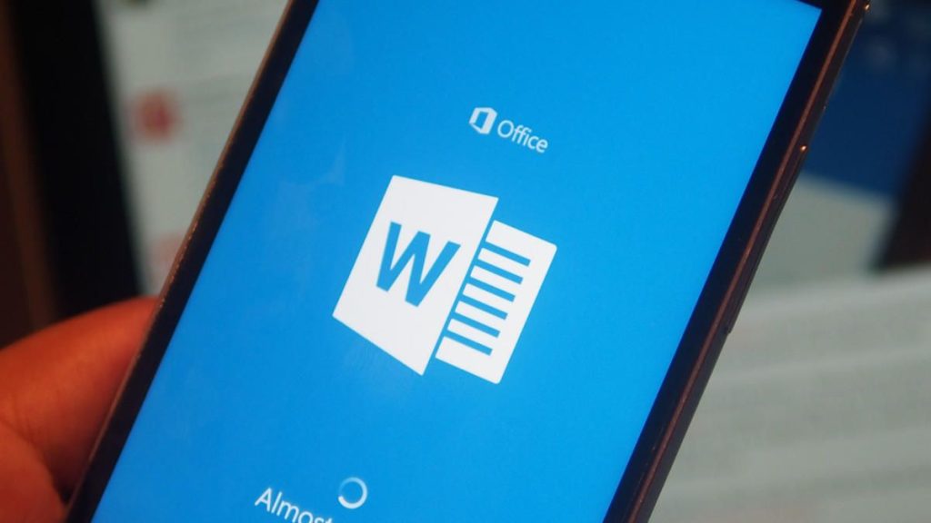 Microsoft Word Mobile App