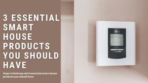3 Essential Smart House Products You Should Have